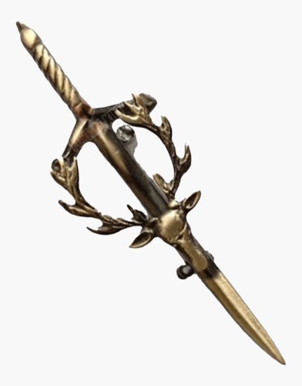 Antique Staghead Kilt Pin